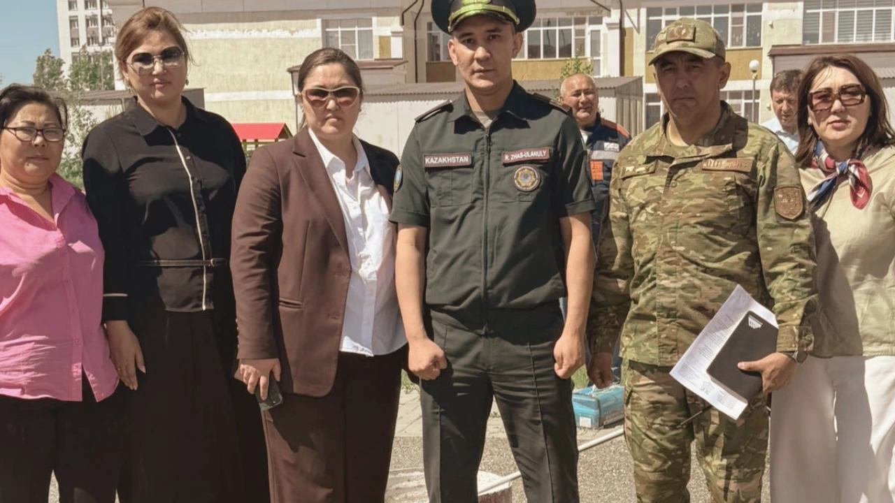 «Қарлығаш» балабақшасында өрт қауіпсіздігі бойынша оқу-жаттықтыру жұмыстары өтті 